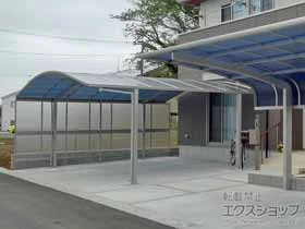 YKKAPのカーポート レイナツインポートグラン　積雪～20cm対応 施工例