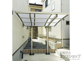 のサイクルポート・駐輪場 プレシオスポート ミニ 積雪〜20cm対応 施工例