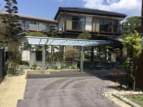 のカーポート ソリッドポート 積雪〜20cm対応 施工例