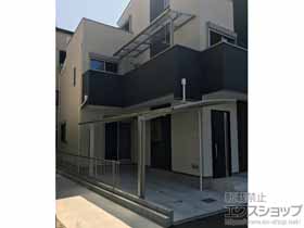 のフェンス・柵 ミエッタフェンス 防犯たて格子タイプ 自由柱施工 施工例