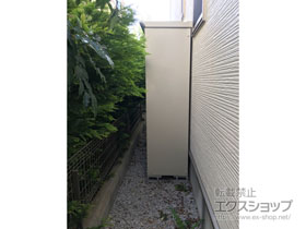 の物置・屋外倉庫 グランプレステージジャンプ 1879×530×1900 GP-195A-F-MW 施工例