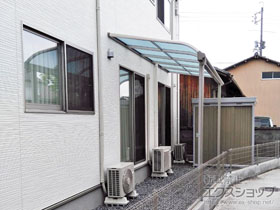 のテラス屋根 ヴェクターテラス R型 テラスタイプ 単体 積雪〜20cm対応 施工例