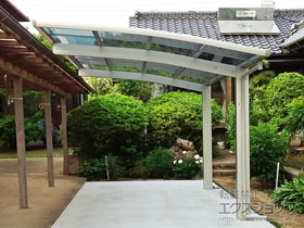 のカーポート プレシオスポート 積雪〜20cm対応 施工例