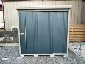 の物置・屋外倉庫 Mr.ストックマンダンディ 一般型 2200×1922×2110（ND-2219） ND-2219-J 施工例