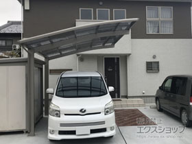 のカーポート ネスカR (ラウンドスタイル) 積雪〜20cm対応 施工例