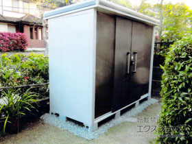 の物置・屋外倉庫 エルモ 一般型 2920×1170×2121 LMD-2911-DW 施工例