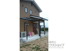 のテラス屋根 スピーネ F型 テラスタイプ 単体 積雪〜20cm対応 施工例