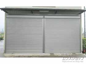 のガレージシャッター 【特注】ガレージシャッタークワトロ 電動式 外部付タイプ 施工例