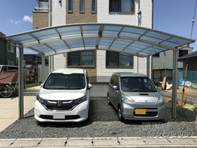 のカーポート レイナツインポートグラン　積雪〜20cm対応 施工例