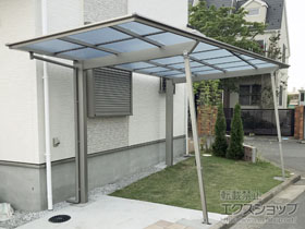 のカーポート フーゴF (フラットスタイル) 積雪〜20cm対応 施工例