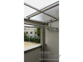 のバルコニー・ベランダ屋根 ヴェクターテラス F型 屋根タイプ 単体 積雪〜20cm対応 施工例