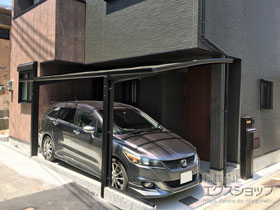 のカーポート ネスカR (ラウンドスタイル) 積雪〜20cm対応 施工例