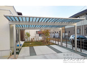 のカーポート エフルージュ ツイン50 積雪〜50cm対応 施工例