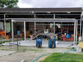 のカーポート エフルージュ トリプル 積雪〜20cm対応 施工例