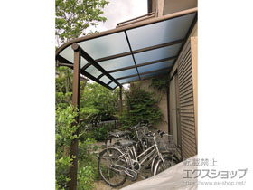 のテラス屋根 ヴェクターテラス R型 テラスタイプ 単体 積雪〜20cm対応 施工例