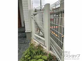 のフェンス・柵 ハイグリッド門扉NF8型 片開き 施工例