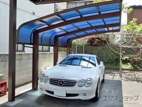 のカーポート レイナキャップポートグラン50　積雪〜50cm対応/3本柱 施工例