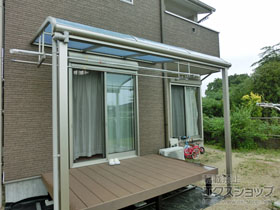 のテラス屋根 ヴェクターテラス R型 テラスタイプ 単体 積雪〜20cm対応 施工例