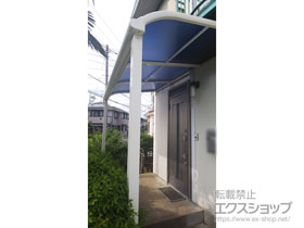 のテラス屋根 ヴェクターテラス R型 テラスタイプ 単体 積雪〜20cm対応 施工例