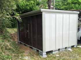 の物置・屋外倉庫 Mr.ストックマンダンディ 一般型 3600×2622×2110 ND-3626-B 施工例