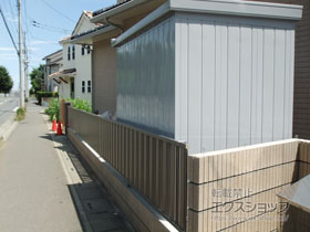 の物置・屋外倉庫 ネクスタ 一般型 2210×1370×2020 NXN-30S-MB 施工例