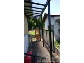 のテラス屋根 ヴェクターテラス F型 1500 テラスタイプ 連棟　積雪〜50cm対応 施工例