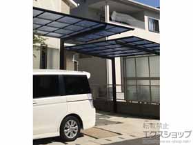 のカーポート ネスカF (フラットスタイル) 積雪〜20cm対応 ※外観左側取り付け 施工例
