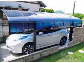 のカーポート プレシオスポート アルファ 積雪〜20cm対応 施工例