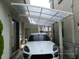 のカーポート ネスカR (ラウンドスタイル) 積雪〜20cm対応 施工例