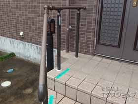 フェンス グリップライン 歩行補助手すり 施工例