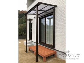 のテラス屋根 ヴェクターテラス F型 テラスタイプ 単体 積雪〜20cm対応 施工例