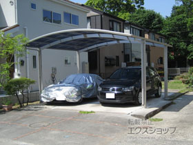 のカーポート プレシオスポート ワイド 積雪〜20cm対応 施工例