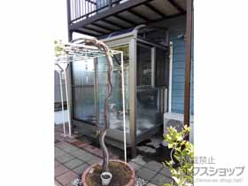 テラス囲い サニージュ R型 床納まり ランマ無 積雪〜20cm 施工例
