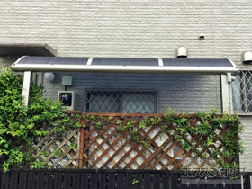 のテラス屋根 ヴェクターテラス R型 テラスタイプ 単体 積雪〜20cm対応 施工例