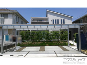 のカーポート エフルージュ トリプル 積雪〜20cm対応 施工例