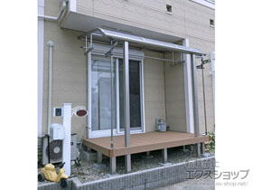 のテラス屋根 プレシオステラス R型 テラスタイプ 単体 積雪〜20cm対応 施工例