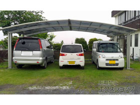のカーポート レイナトリプルポートグラン　積雪〜20cm対応 施工例