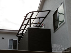 のバルコニー・ベランダ屋根 ヴェクターテラス R型 屋根タイプ 単体 積雪〜20cm対応 施工例