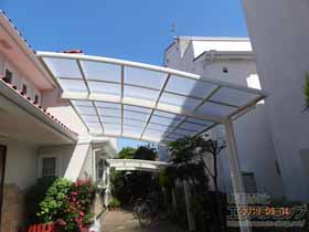 のカーポート ネスカR (ラウンドスタイル) 積雪〜20cm対応 施工例