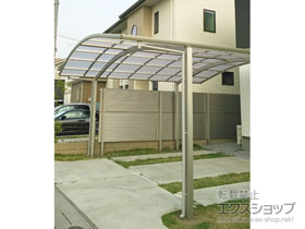 のカーポート プレシオスポート ワイド 積雪〜20cm対応 施工例