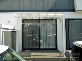 のテラス屋根 ヴェクターテラス F型 1500 テラスタイプ 単体 積雪〜50cm対応 施工例