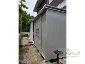 の物置・屋外倉庫 エスモ 一般型 800×513×1145 ESE-0805Y-SS 施工例