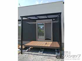 テラス屋根 ヴェクターテラス F型 テラスタイプ 単体 積雪〜20cm対応 施工例
