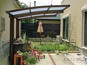 のサイクルポート・駐輪場 プレシオスポート ミニ 積雪〜20cm対応 施工例