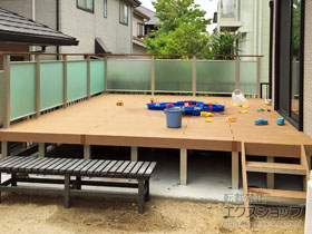 のウッドデッキ リウッドデッキ 200 施工例