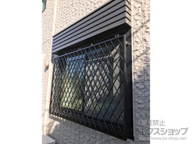 面格子 アルミ面格子 ヒシクロス 幅=1,890mm 施工例