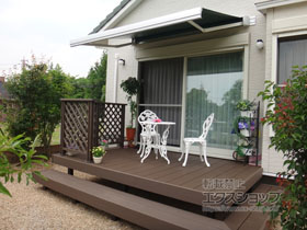 のオーニング・日よけ 彩風 あやかぜ S型 手動式 施工例