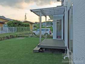 のテラス屋根 スピーネ F型 1500 テラスタイプ 単体 積雪〜50cm対応 施工例