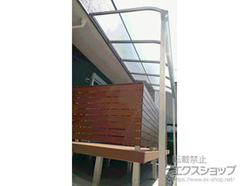 のテラス屋根 ヴェクターテラス R型 テラスタイプ 単体 積雪〜20cm対応 施工例