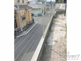 のフェンス・柵 イーネットフェンス1F型 自由柱タイプ 施工例